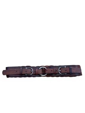 Phanuel Braided Leather Waist Belt